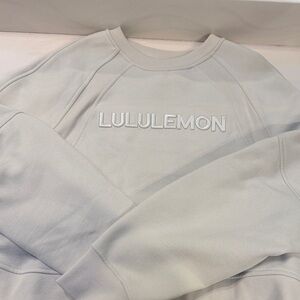 lululemon athletica Light Gray Crewneck Sweater